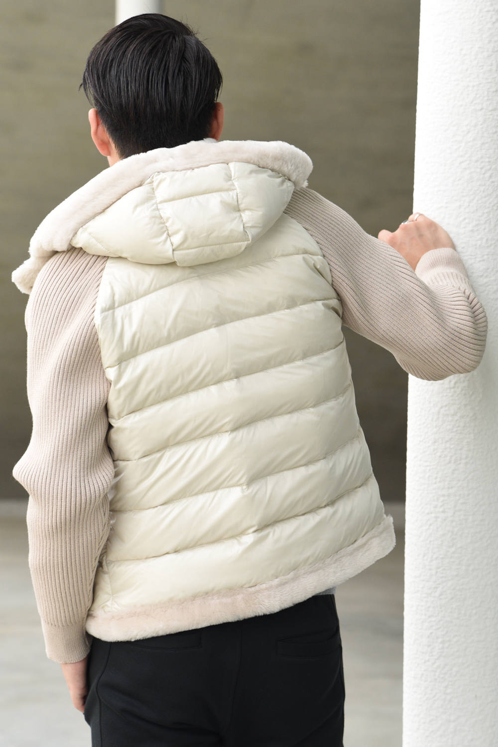 EMMETI - ALEXANDER (アレクサンダー) / ムートン / ナイロン ニット