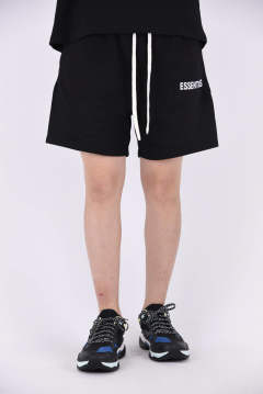 Fog Essentials Sweat Shorts ワンポイントロゴ ショートパンツ グレー Gossip