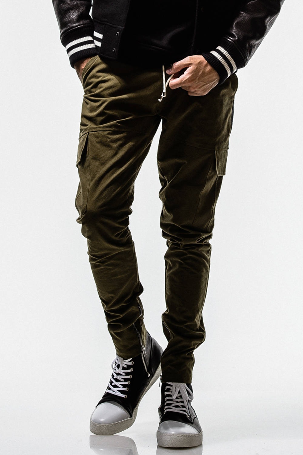 Resound Clothing Vinteage Darrell Cargo Pt アンクルジップ イージーカーゴパンツ カーキ Gossip