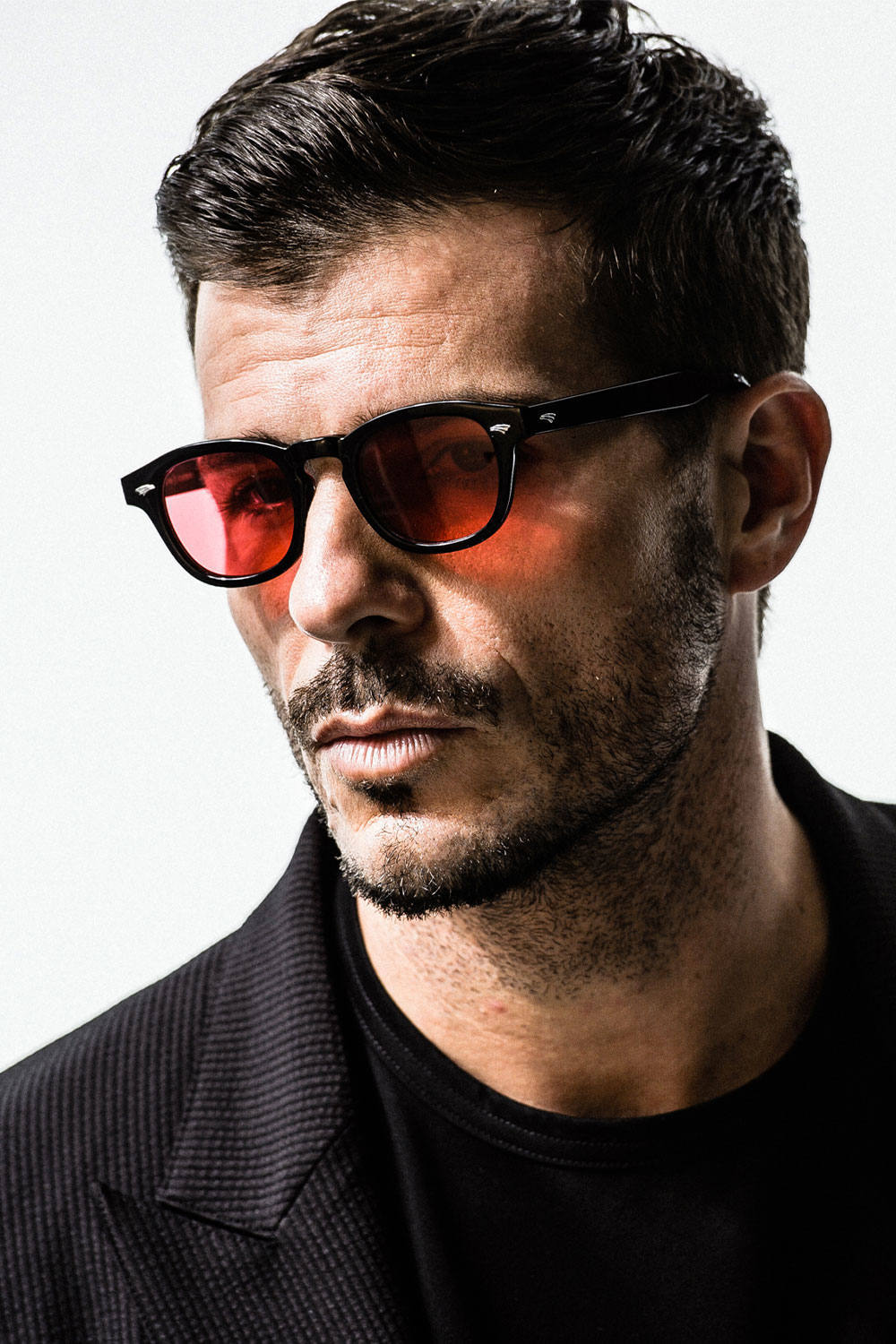 Resound Clothing Chicago セルフレーム サングラス ブラック ピンクレンズ Gossip