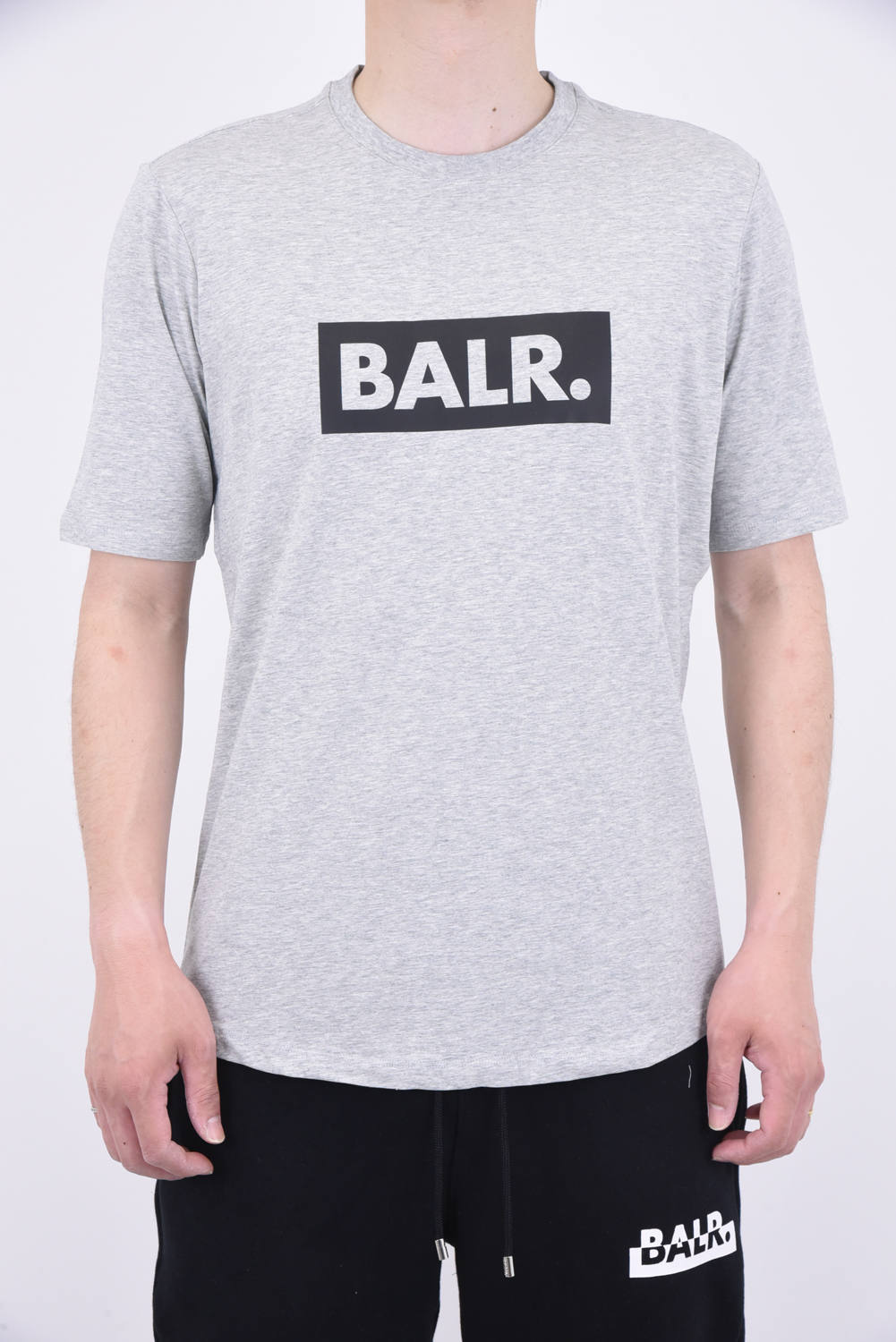 BALR. ボーラー ロゴ プリント 半袖Tシャツ グレー