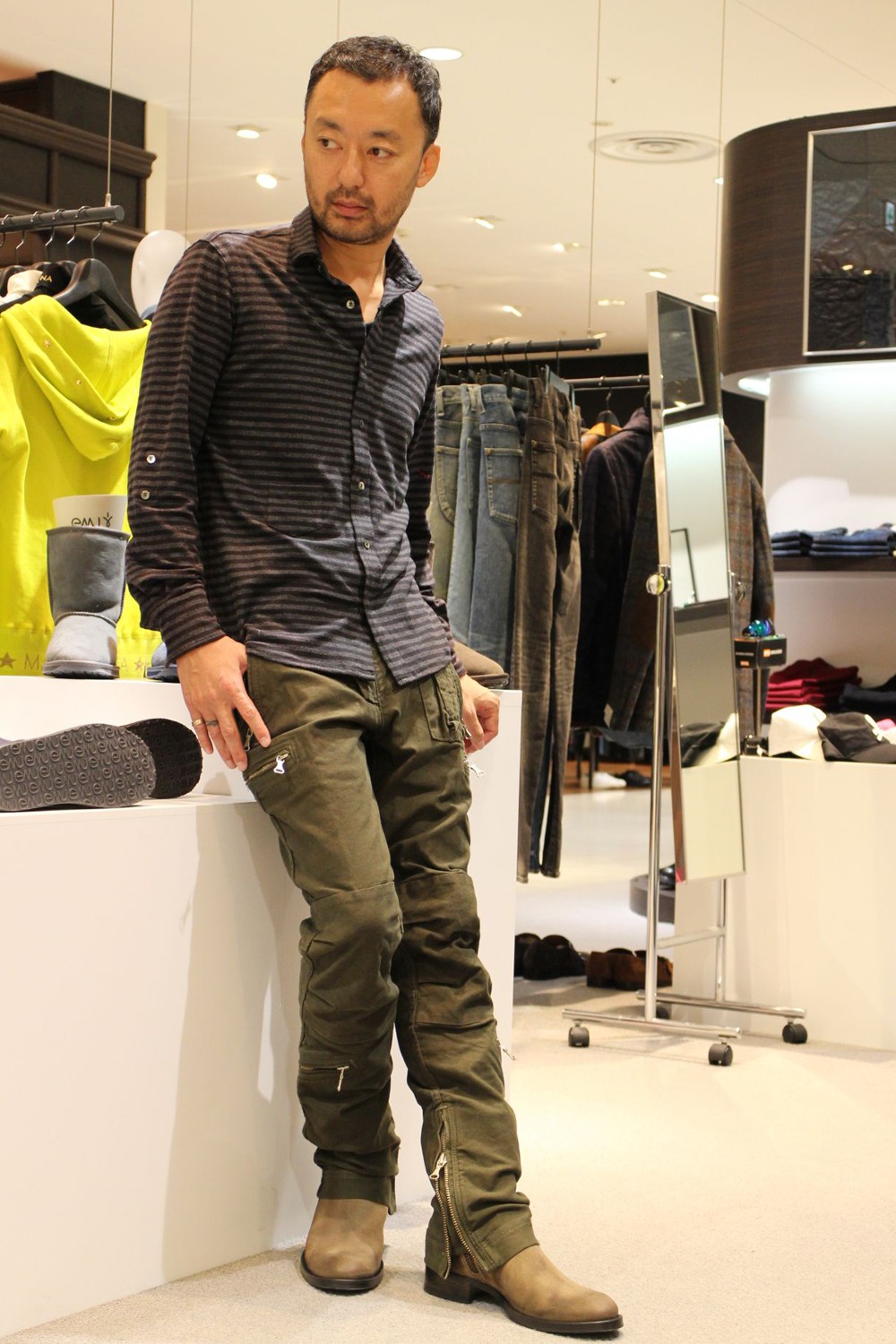 ミリタリーパンツを穿く時はトップスは綺麗目に 1306 Gossip